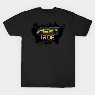 I Ride fast cars T-Shirt